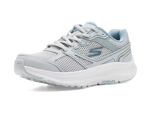 Skechers Women's Go Run Consistent Mapleton Sneaker, Gray, 7.5 Wide