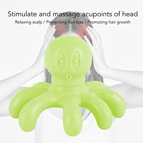 Octopus Massager Relax Scalp Long Lasting Ergonomic Body Slimming Octopus Claw Head Head Massager fo