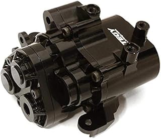Integy RC Model C27993BLACK Billet Machined Alloy Center Gearbox for Traxxas TRX-4 Scale & Trail Crawler