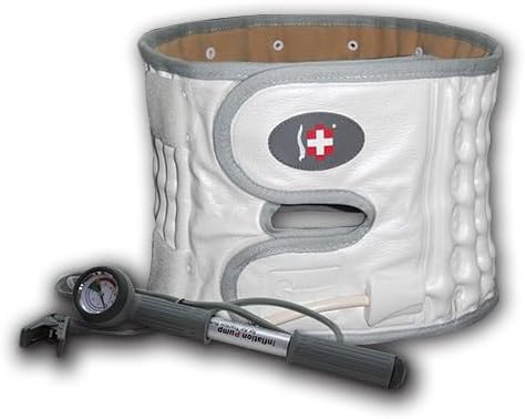 Double Air Traction Belt with Gauge Manual Pump