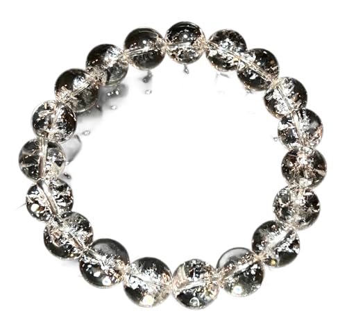 AWAKEN YOUR KUNDALINI Himalayan Ice Nirvana Crystal Quartz Stretch Bracelet