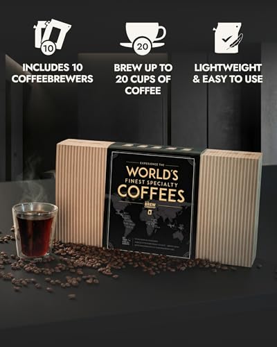 Exquisite Gourmet Coffee Gift Set for Men & Women – 10 of the World’s Premier Single Estate Specialty & Organic Coffees | Brew & Enjoy Anytime, Anywhere | Hamper-Style Letterbox Gift for Him & Her - Image 6