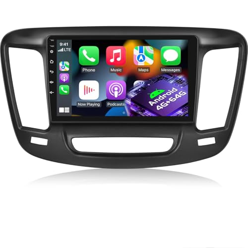 Radio para carro Chrysler 200 con pantalla táctil 9 in