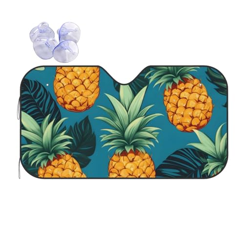 Pare-soleil pour voitures ananas universel contre la chaleur et les rayons UV