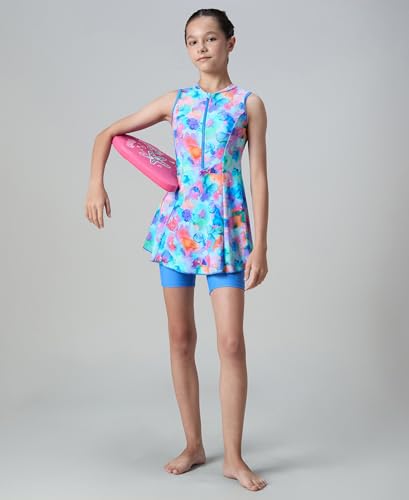 Image of Speedo Girl's Endurance 10 Racerback Swimdress with Boyleg