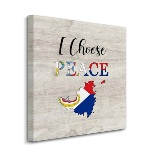 Lienzo de Sint Maarten decorativo listo para colgar de 3 piezas para salón y dormitorio