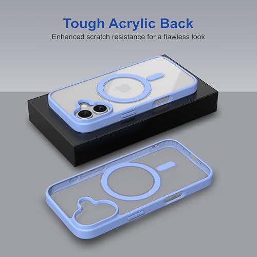 Image of amazon basics Back Case Cover for iPhone 17 | Scratch-Resistant Back Cover | Sierra Blue