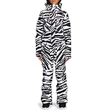 Zebra White DC Shoes Vanguard - Traje Entero para Snowboard - Mujer - S
