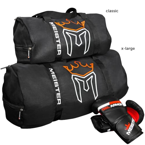 Meister Classic Bolsa de Gimnasio de Malla de Cadena Transpirable - Negro - imagen 4