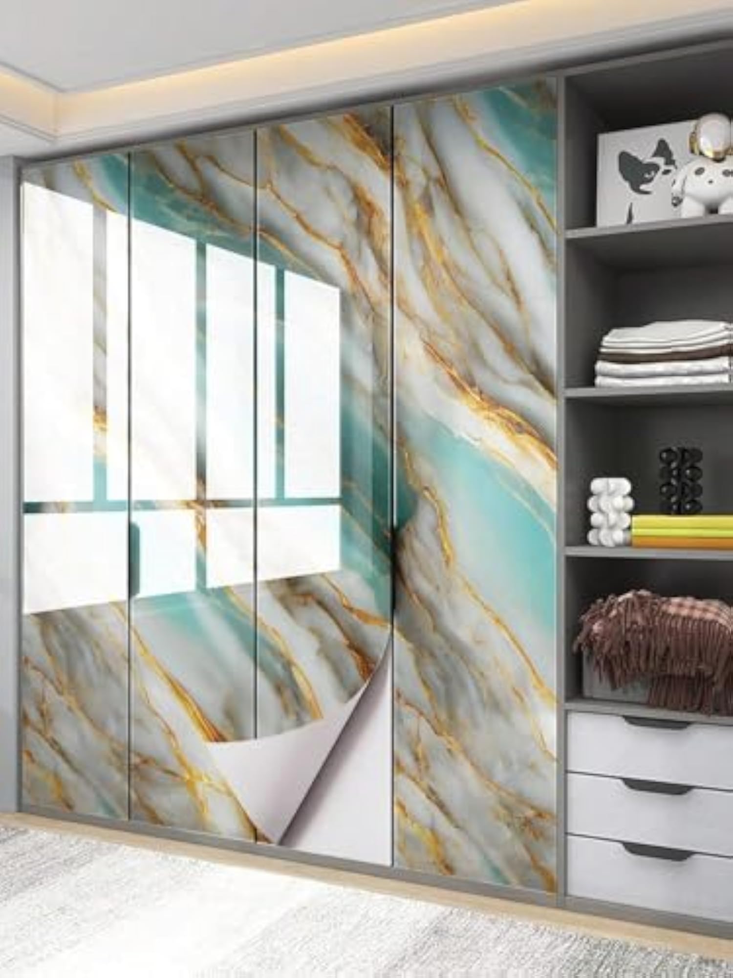 Self-Adhesive Wallpaper, Decorative Peel & Stick Covering