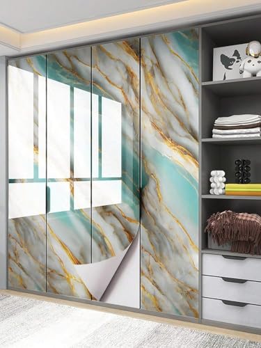 Image of VOOY Self-Adhesive Kitchen Wallpaper, PVC 3D Wall Sticker Oil Proof & Waterproof, Kitchen Backsplash Stickers Wallpaper (60cm x 200cm)(Pack of 2)