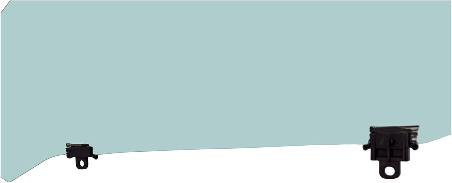 JC Whitney Door Glass Compatible with Toyota Highlander 2008-2013 Front, Driver Side, Green Tint, FD23623GTY