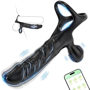 Anal Dildo Vibrator Vibrating Strap On Dildo Butt Plug...