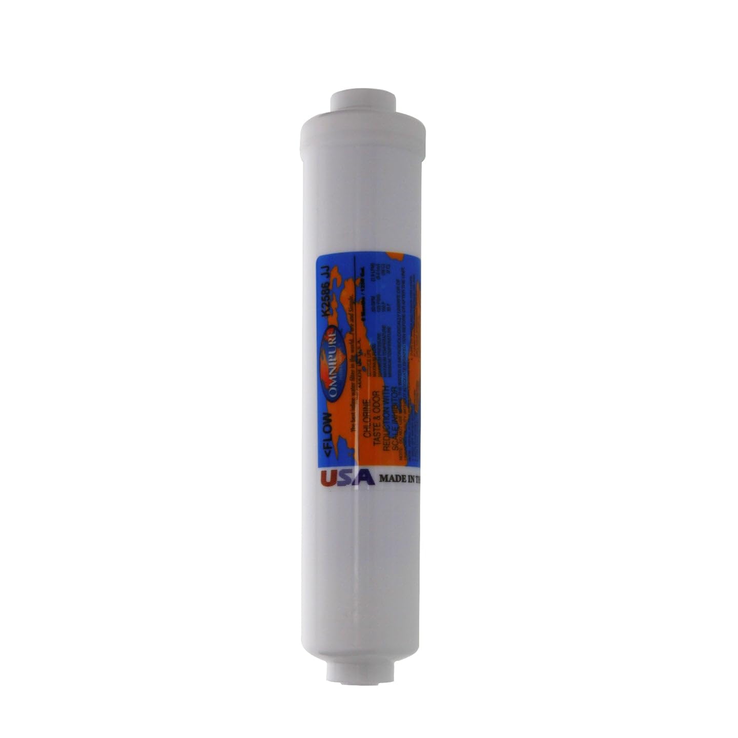 Filtre en ligne Omnipure K2533 K2586-jj cartouche charbon actif phosphate
