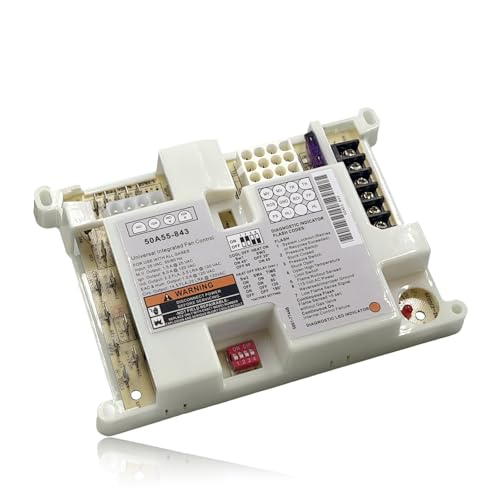 Upgrade 50A55-843&50A50-241 Rodgers Furnace Control Board OEM Replacement for White Rodgers Furnace Control Board，Universal Integrated Furnace Ignition Control Module with Installation Kit
