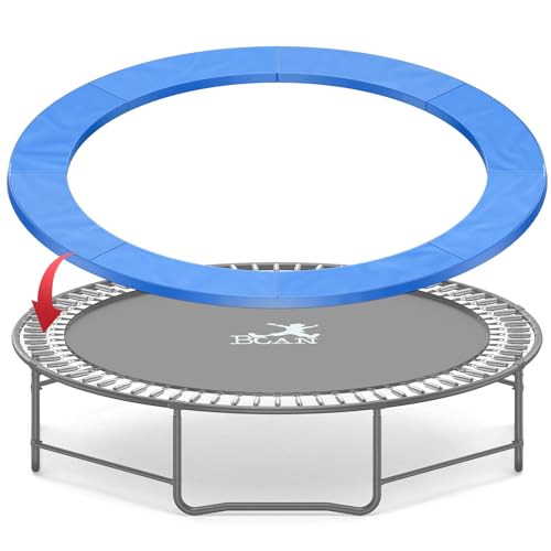 BCAN Trampoline Pad, 12ft 14ft 15ft 16ft Trampoline Replacement Safety Pad, Waterproof Trampoline Accessories Spring Cover