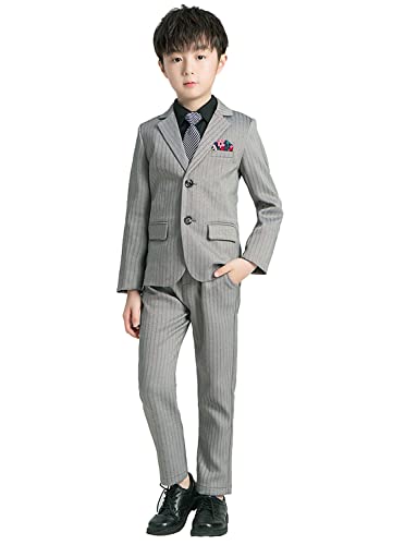 Costume garçon chevrons 3 pièces confortable pour bouger libre