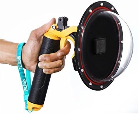 D Mcark 6" Dome Port for GoPro Hero 5 Waterproof Underwater Housing Case Lens Black Edition with Handle Waterproof Diving Housing for Underwater Photography (Pro)