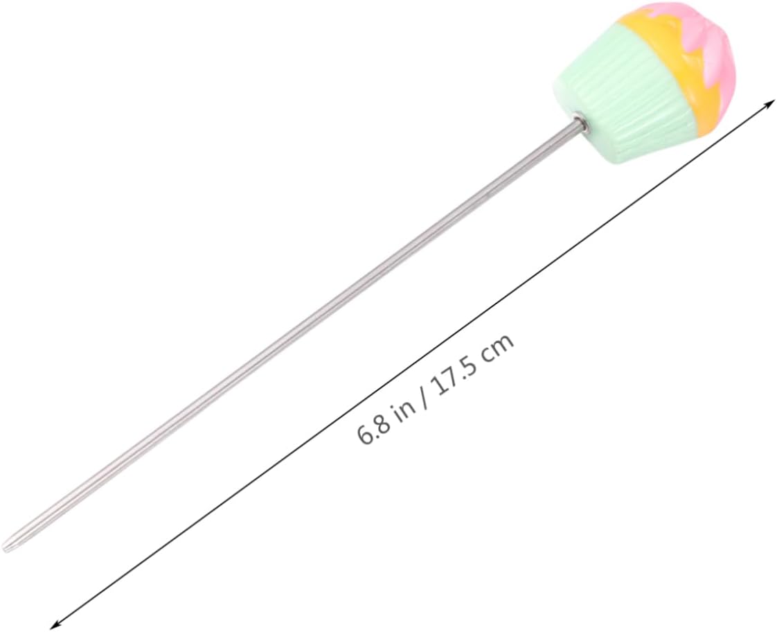 KICHOUSE 2pcs Stainless Steel Baking Pin Reusable Cake Tool