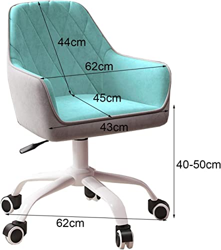 Chaise de bureau confortable en velours avec dossier de qualité supérieure