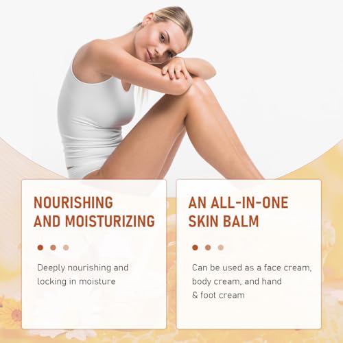 YIVANNUO Tallow and Honey Balm, Premium Beef Tallow and Wild Honey, Balm for Skin Hydration, Grass-Fed Beef Tallow & Raw Wild Honey Balm, Tallow Balm for Skin Hydration, Tallow Face Moisturizer (2pcs)