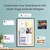 Apolosign 21.5-inch Digital Calendar : Dual Mode Smart Wall Planner, No Subscription, Install Apps, Sync Calendars, Electronic Touchscreen Interactive Display for Family Schedules, Chore Chart (Black)