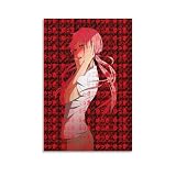 Gasai Yuno Poster Anime Painting On Canvas Wall Art Poster Scroll Picture Print Living Room Walls Decor Home Posters 12x18inch(30x45cm)