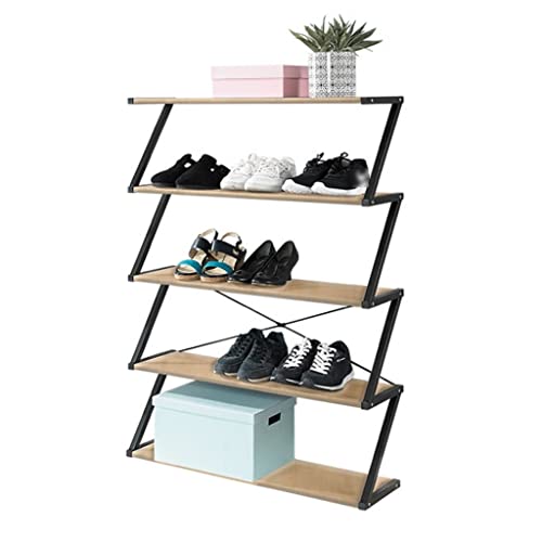 Meuble à chaussures moderne or au design élégant et structure robuste en métal