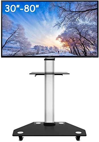 Soporte Móvil para TV con Ruedas para Pantallas 30-80"