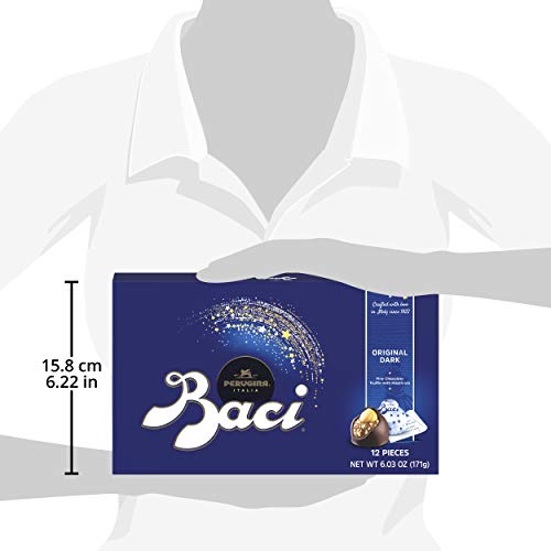 Baci Perugina Classic Dark Chocolate12 Piece Box, 6.03 Ounce #TOP3