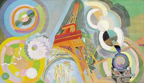Cuadro Air Rail and Water Study Robert Delaunay soluciona paredes vacías lienzo 60x90cm 1