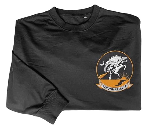 Vc 7 fleet composite squadron embroidered shirt Black2