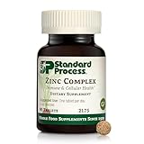 Standard Process Zinc Complex - Enzyme Function Support to Aid Normal Testes Function - Supports Immune Health & Cellular Energy - Gluten-Free, Non-Dairy & Non-Soy - 90 Tablets (90 Servings)