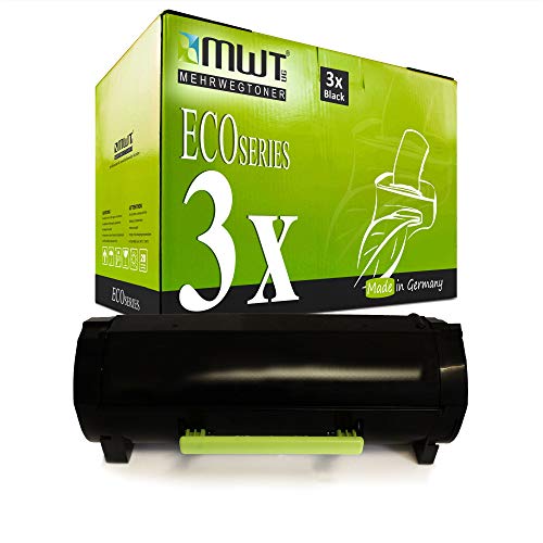 Toner Lexmark MS415dn MS410dn pack de 3 cartouches de remplacement XXL