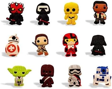 Pack de 12 imanes decorativos Star Wars de 1 pulgada miniatura 2