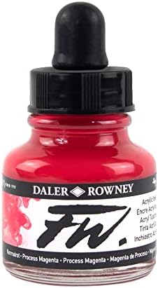Daler Rowney FW Ink, 29.5 ml, Black (India)