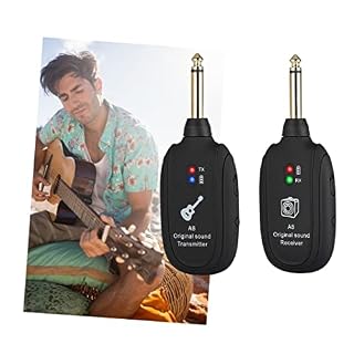 Système de guitare sans fil UHF émetteur de guitare sans fil et récepteur 20Hz-20KHz pour le violon de basse de guitare… - Les Beatles, Paul McCartney, John Lennon, RIngo Starr, George Harrison Système de guitare sans fil UHF émetteur de guitare sans fil et récepteur 20Hz-20KHz pour le violon de basse de guitare… – Image 5