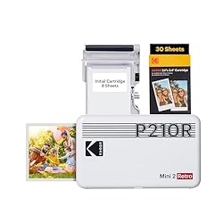 KODAK Mini 2 Retro 4PASS Mobile Photo Printer