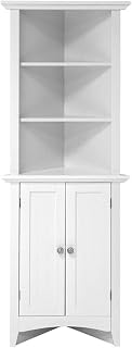 OS Home and Office Furniture Corner White Kitchen Cabinet