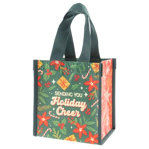 Karma Holiday Reusable Gift Bags, Tote Bag and Gift Bag with Handles, Perfect for Christmas and Party Bags RPET 1 Holiday Cheer