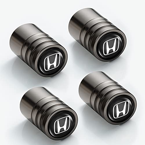 Suitable for Honda car Valve Cap Universal stem Cover Suitable for Honda Civic Agreement Insight Clarity CR-V HR-V Pilot Series tire Valve stem Cover Accessory 4 Pieces