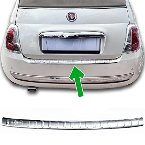 Cache Arrière De Remorquage Chromé Pour Fiat 500 (2007-2012) - Pièce De Rechange OEM 735455393 - 10