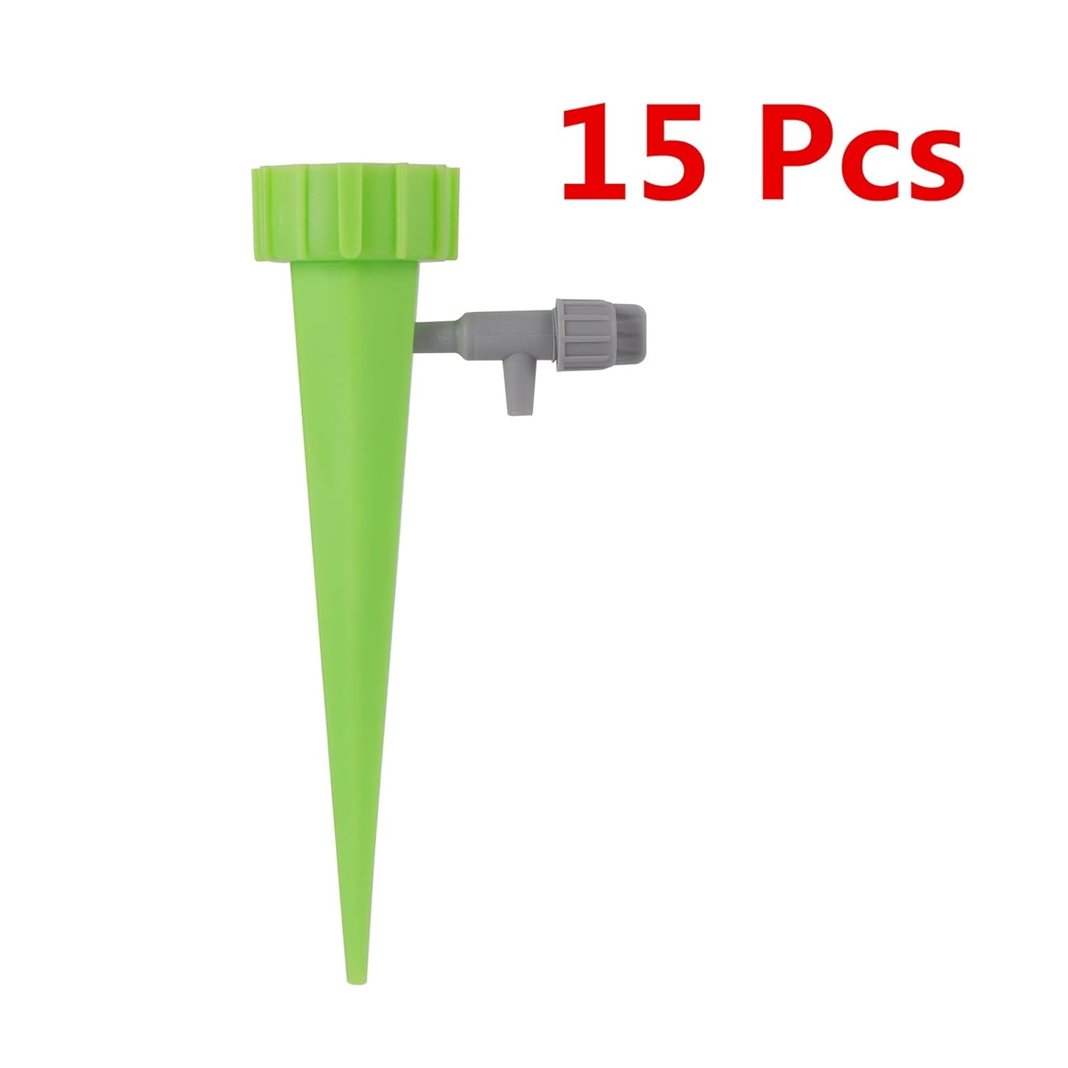 Hose Connector Adapter 5/10/15 Pieces Automatic Drip Watesystem Drip Nail Kit Garden Household Plant Flower Automatic Waterer Tool/15 Pcs Green