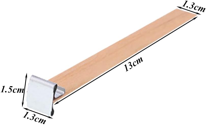 Wooden Candle Wick 100 Pieces Wooden Candle Wicks Adjustable Wooden Candle Wick Wooden Candle Wick Trimmable Accessory for Making Candles Crafts