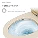 Swiss Madison Well Made Forever SM-1T254BQ, St. Tropez One Piece Elongated Toilet Dual Vortex Flush 1.1/1.6 gpf in Bisque