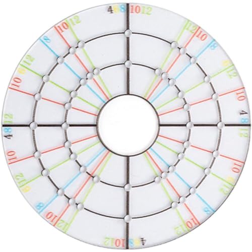 HiyyFloy Outil De Centrage De Mèche Outil De Mesure De Poterie Coupe De Poterie Spinner Argile Outil Égal Diviseur Rond en Céramique Outils De Finition De Poterie
