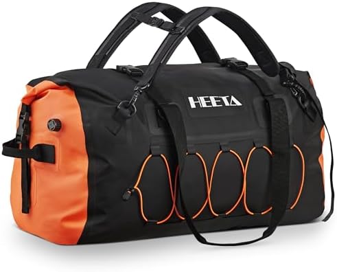 HEETA Waterproof Duffel Bag Motorcycle Dry Bag Backpack, 60L/80L ...