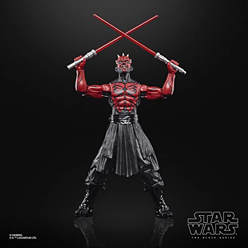 Hasbro Star Wars Black Ser 50Th Ann 6In Darth Maul Action Figure #TOP2