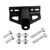 Heavy Duty Steel Zero Turn Lawn Mower Hitch, Upgrade Trailer Hitch with 1-1/4' Receiver, 4 Pcs Nuts & Carriage Bolts, 6mm Thicker Hold 7000LBS Fit for Most Tractor, Lawn Mower, ATV, Trailer,Golf Cart