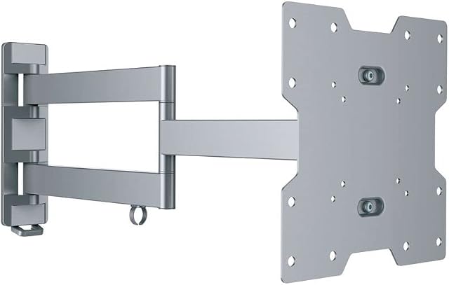 Intec brackets -Silver Extra Long Reach (610mm) Slim Fitting Swivel & Tilt TV Wall Mount Bracket for 28-48" Screens (MAX VESA 200x200). Strong 35kg Weight Rating and tested to 105kg